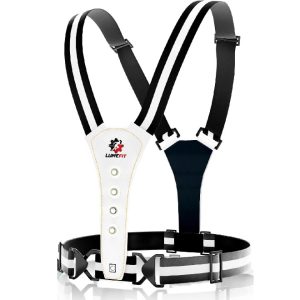 جلیقه LED دار LUMEFIT با دید بالا مناسب دویدن، دوچرخه‌ سواری و پیاده‌ روی